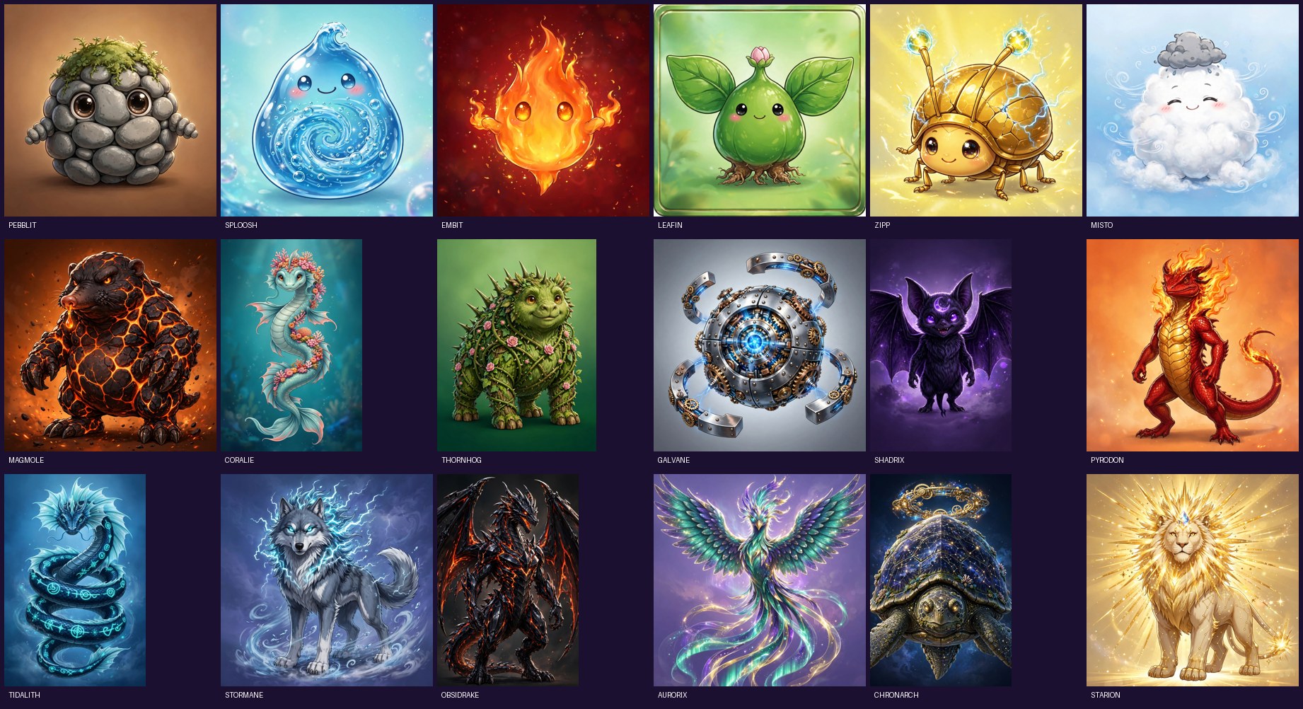 Pack Rush — original monster cards from Set 1